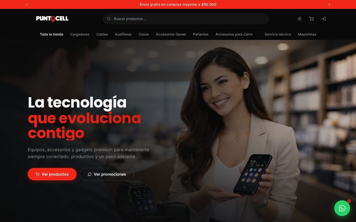 Tienda online Punto Cell